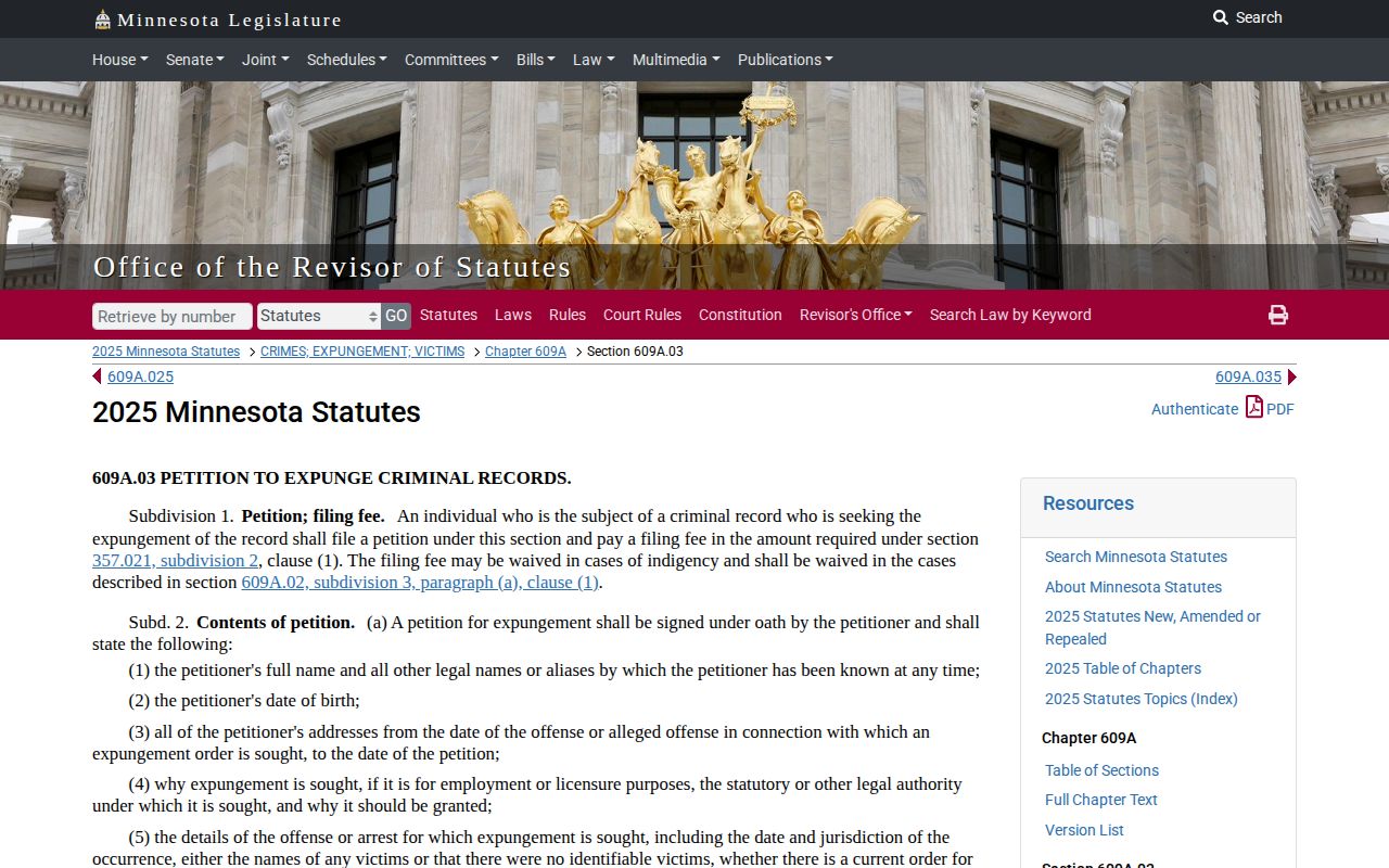Minnesota expungement law for Hubbard County released inmate mugshots